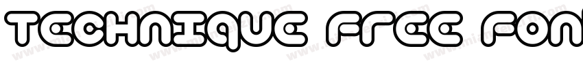 Technique Free Font字体转换